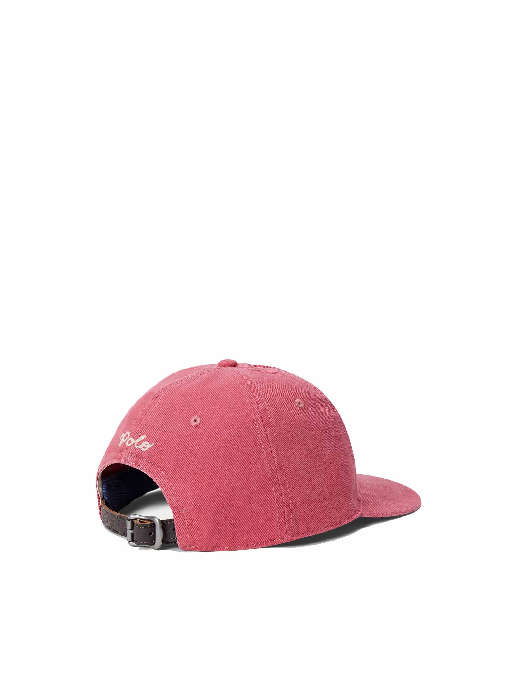 POLO RALPH LAUREN THE RALPH LOGO TWILL BALL CAP Nantucket Red - Image 2