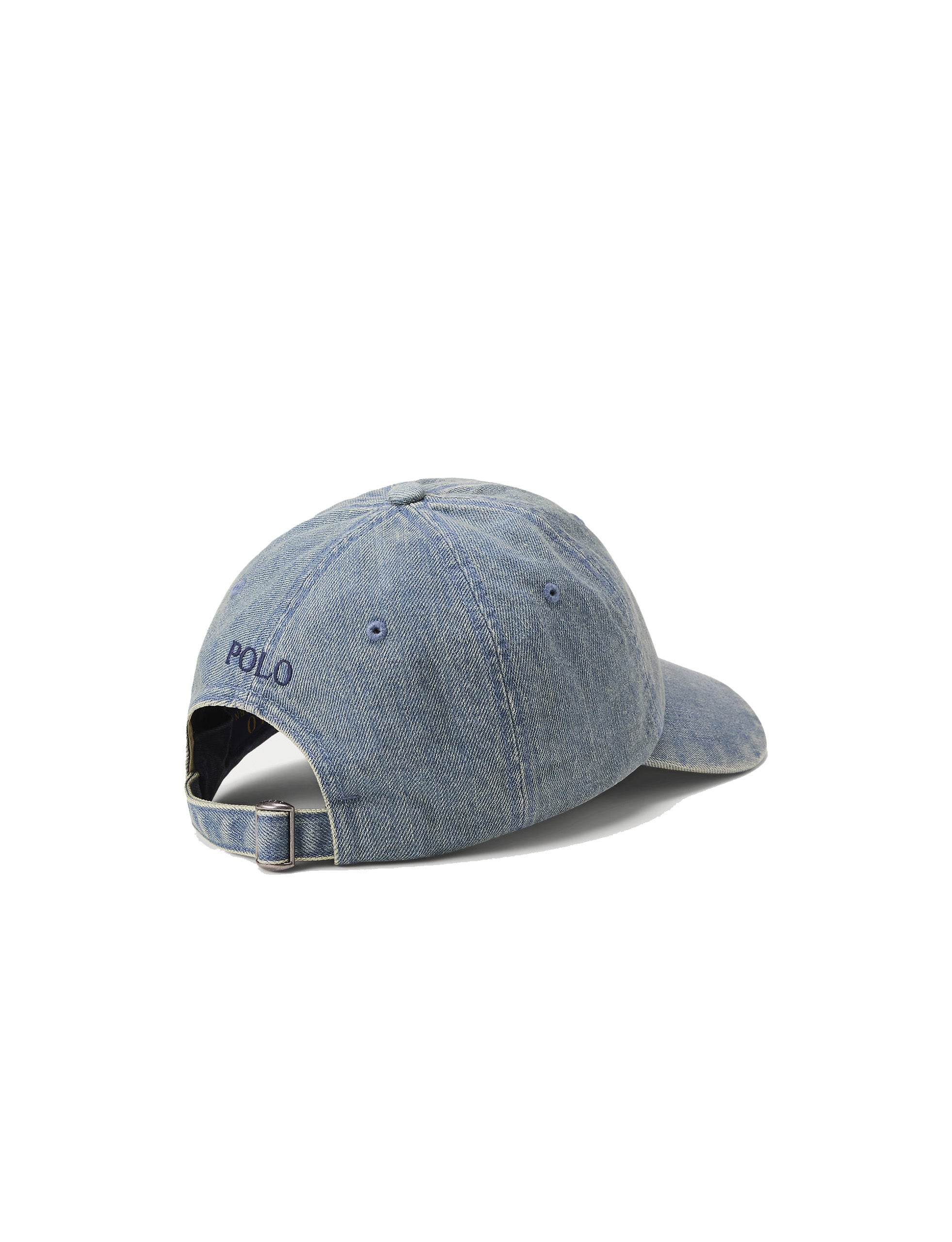POLO RALPH LAUREN WOVEN-CAP LIGHT WASH DENIM - Image 2