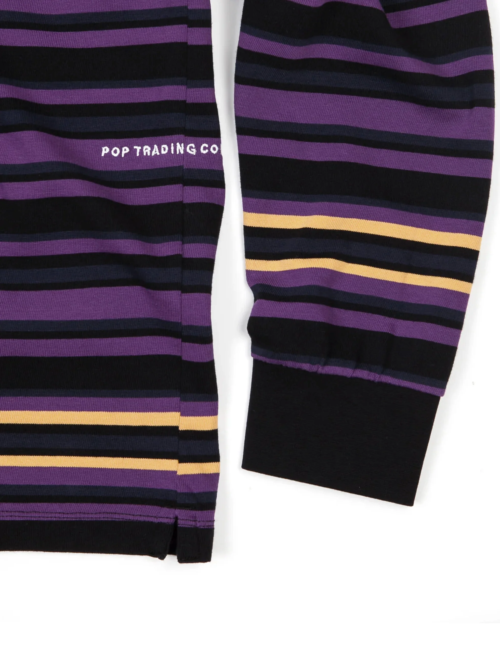 POP TRADING NAGEL STRIPED LONGSLEEVE PURPLE - Image 2