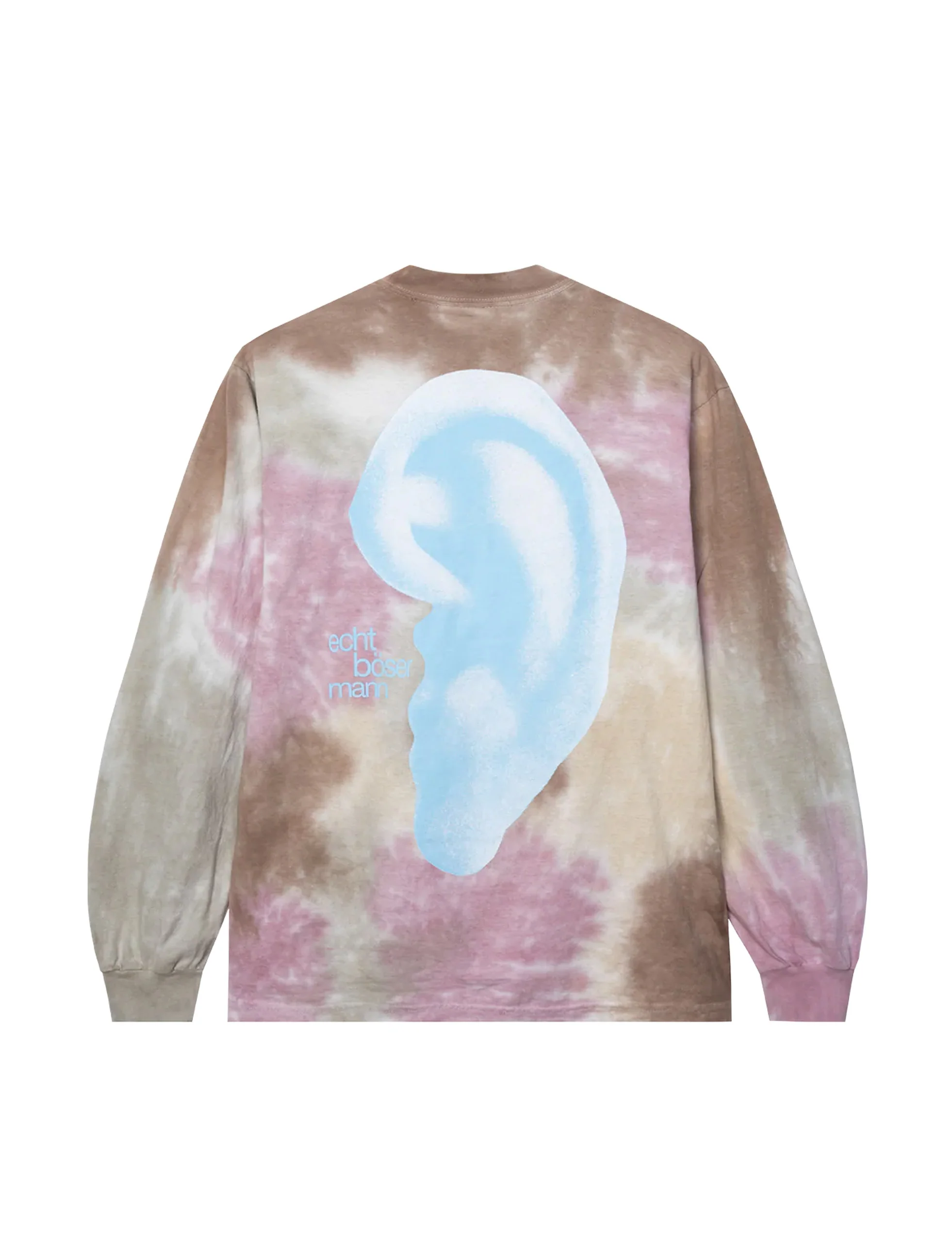 REAL BAD MAN Big Rec Long Sleeve T-Shirt LIZARD TIE DYE - Image 2