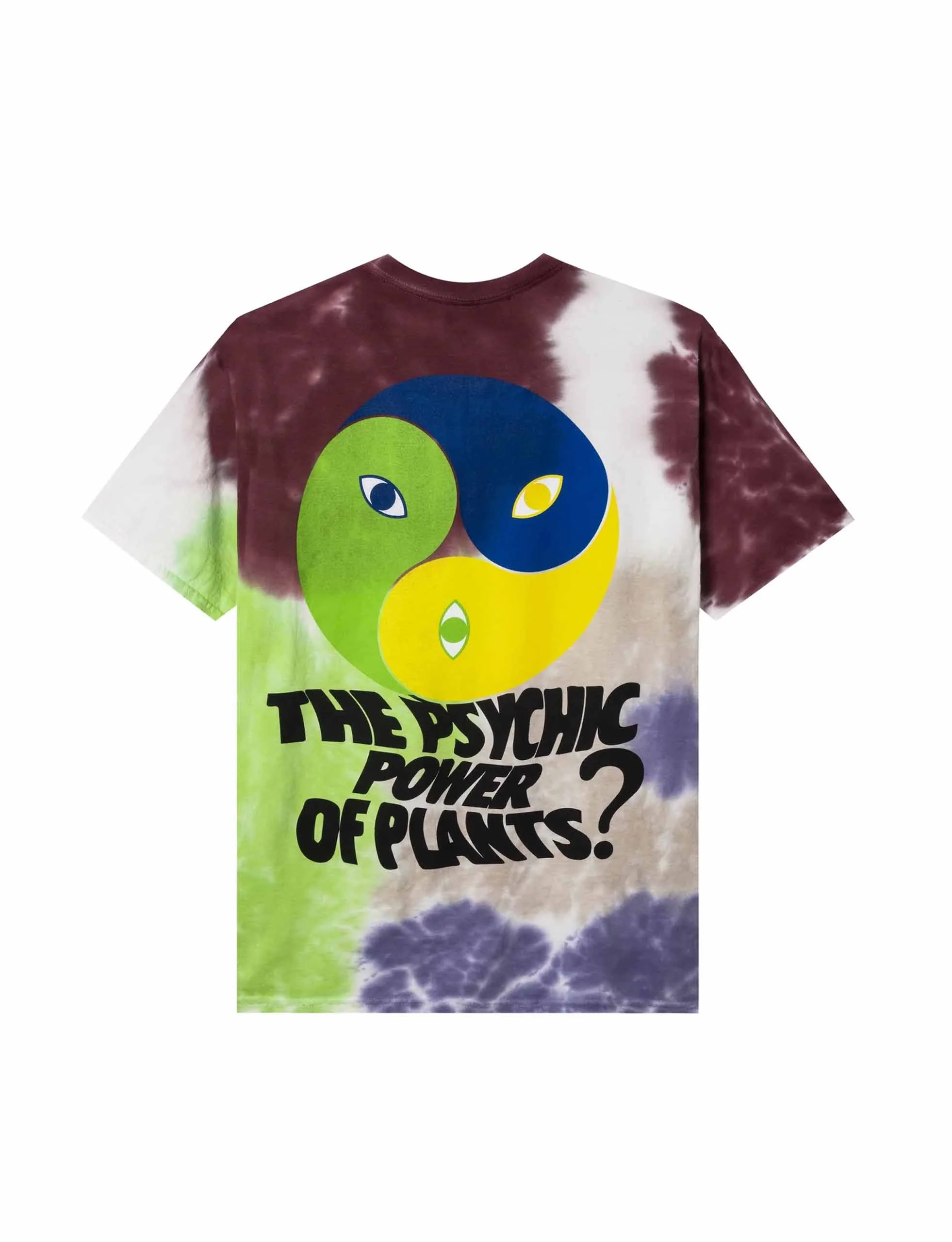 REAL BAD MAN PSYCHIC PLANT TIE DYE S/S SHIRT YELLOW - Image 2