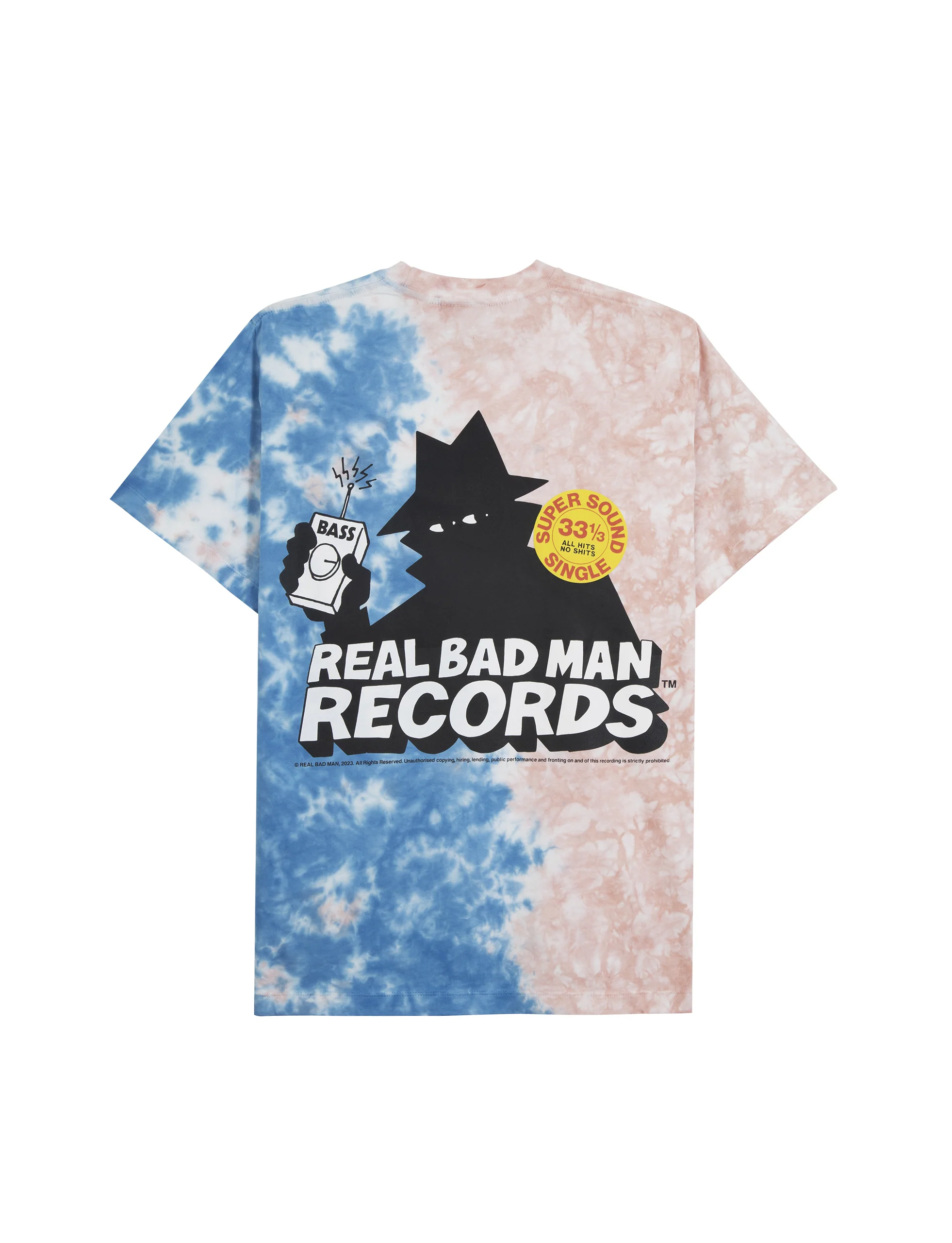 REAL BAD MAN  RECORDS SS TEE PINK CORRAL - Image 2