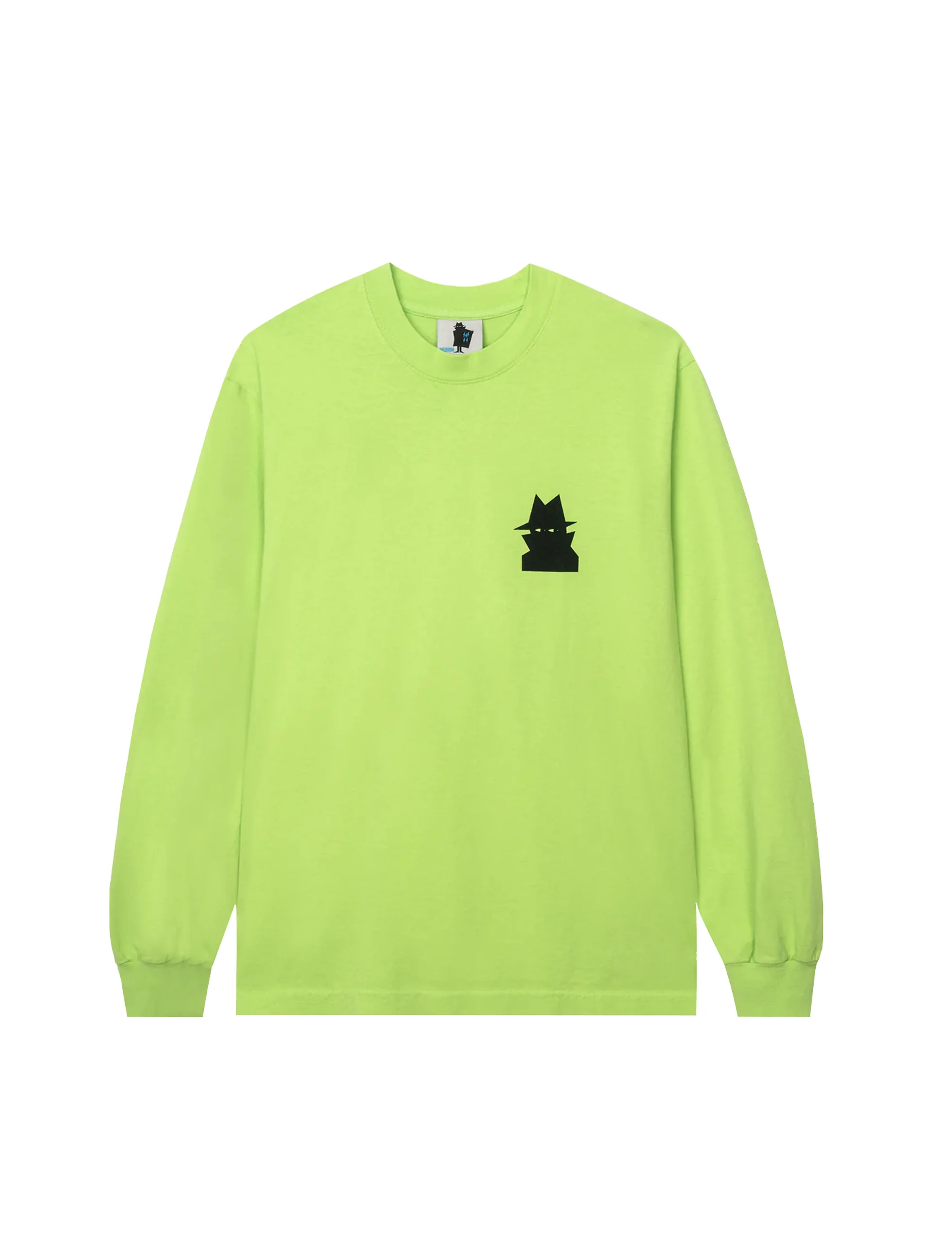REAL BAD MAN SHROOMERGANG LS TEE HIGH LIGHTER GREEN - Image 3