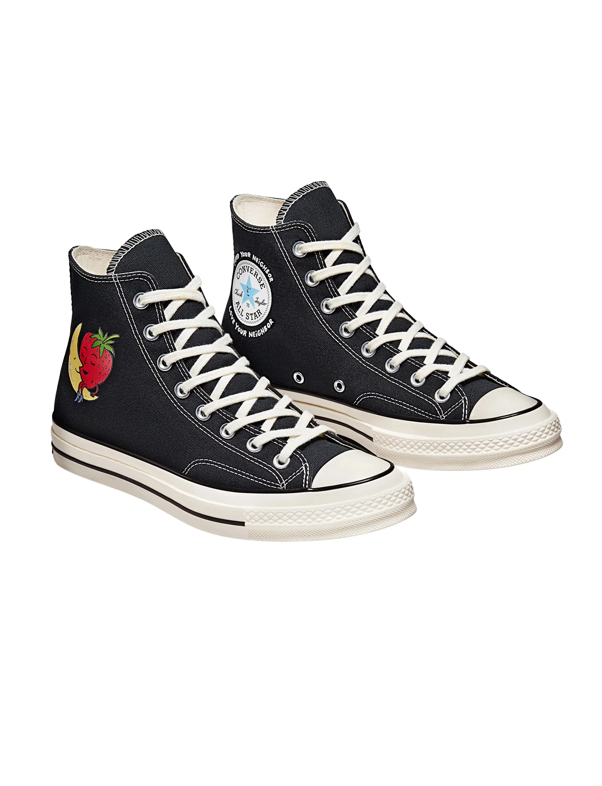 Sky High Farm Workwear x Converse Chuck 70 Hi (Black/Multi/Egret) - Image 3