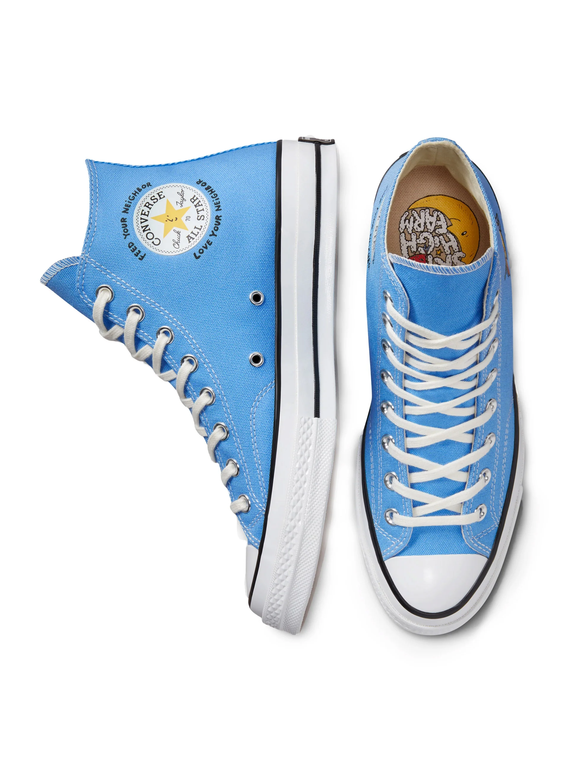 Sky High Farm Workwear x Converse Chuck 70 Hi (University Blue/Multi/White) - Image 5