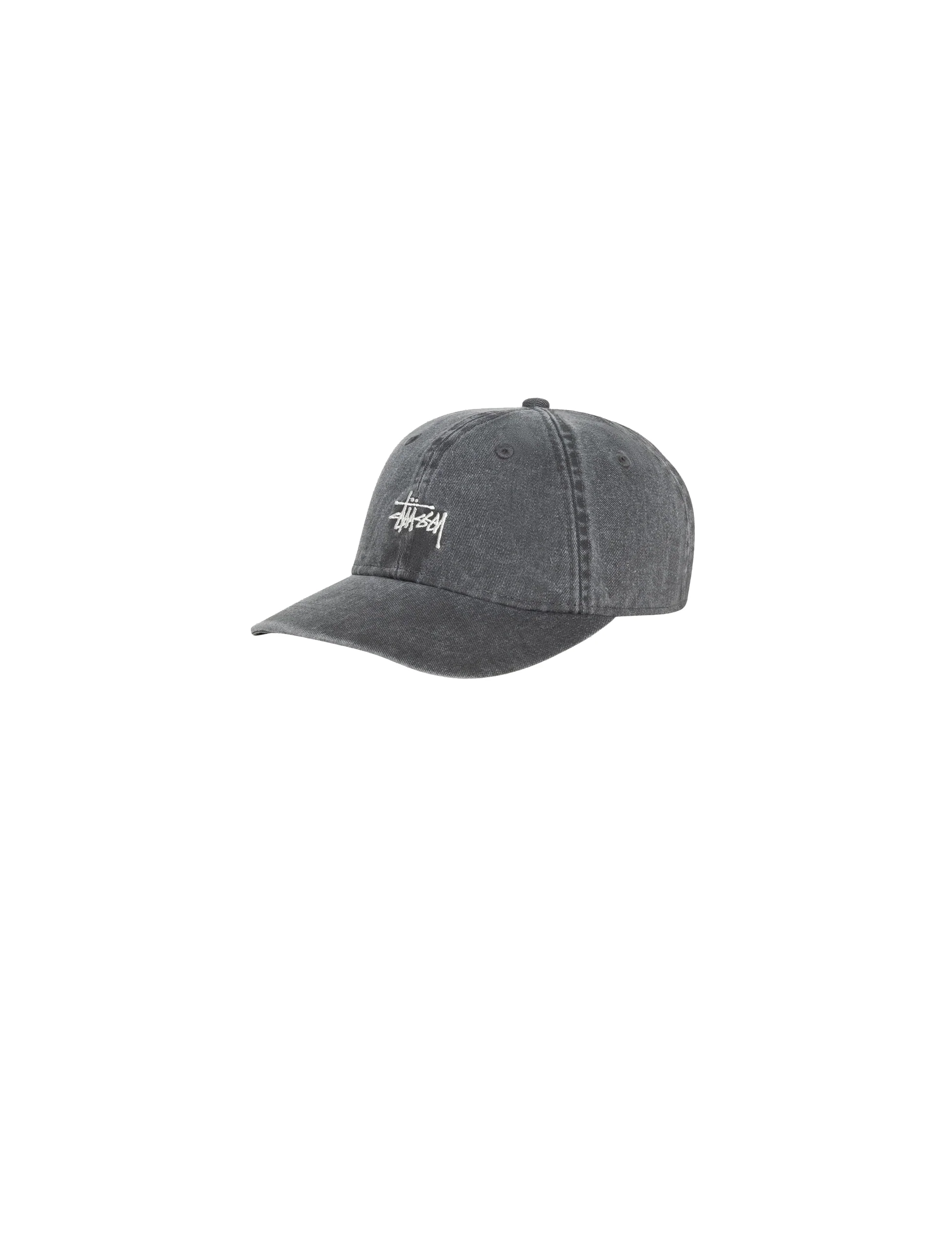 STÜSSY BASIC STÜSSY CAP WASHED CHARCOAL - Image 2