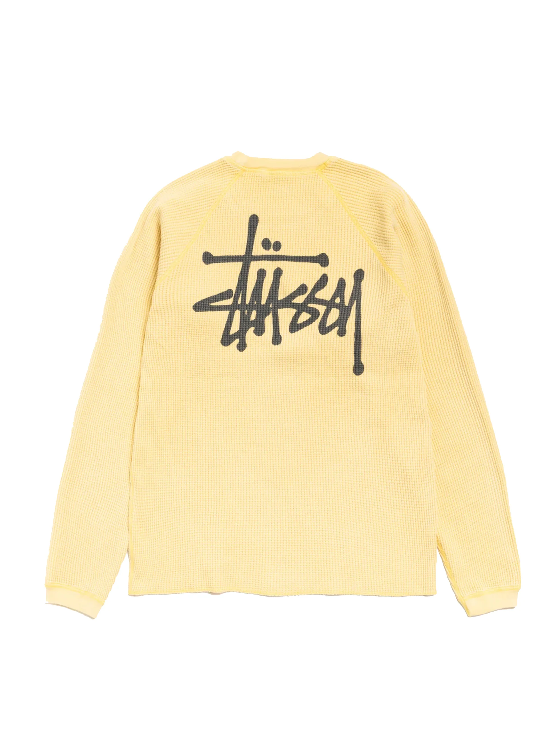STÜSSY BASIC STÜSSY THERMAL PALE YELLOW - Image 2