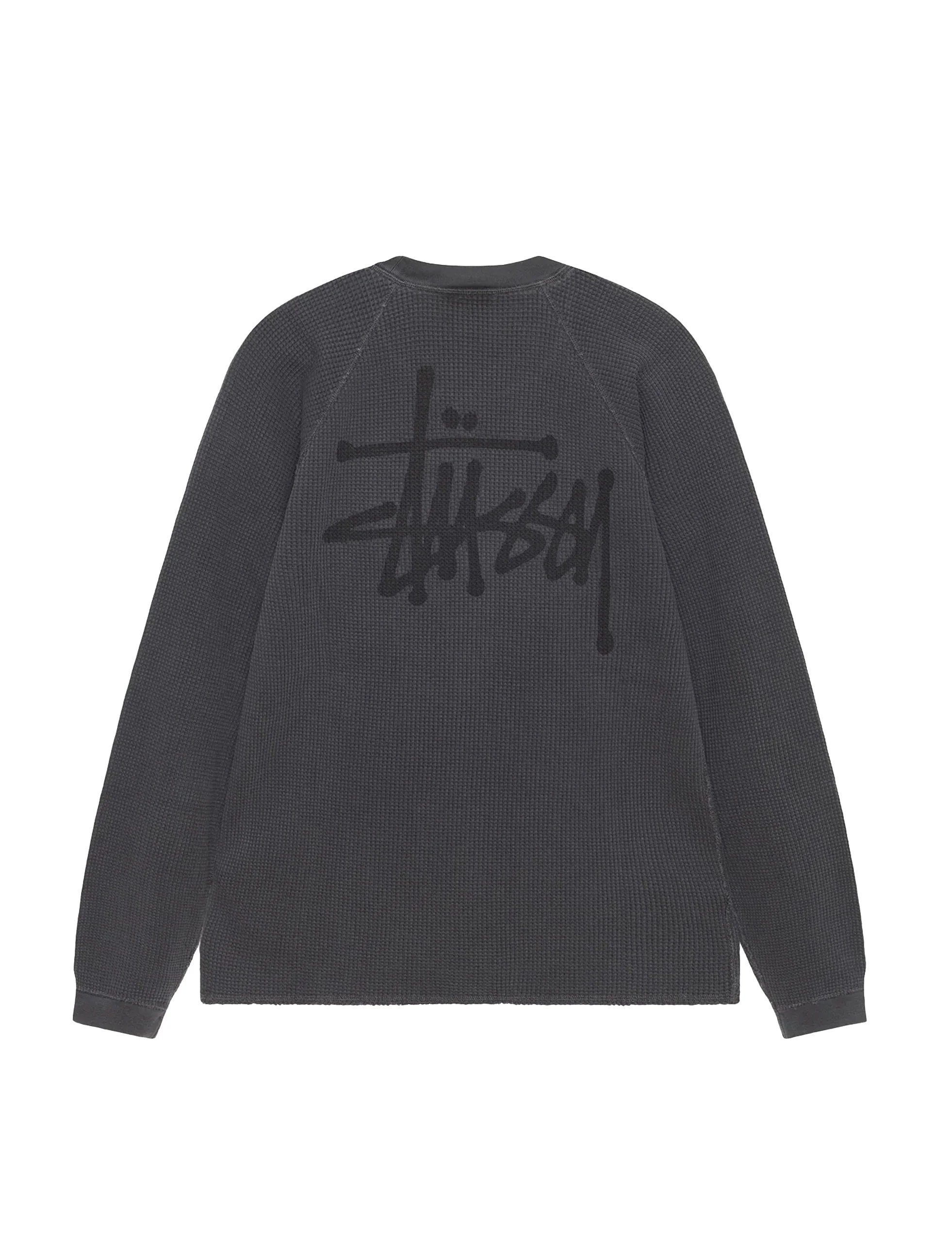 STÜSSY BASIC STÜSSY THERMAL washed black - Image 2