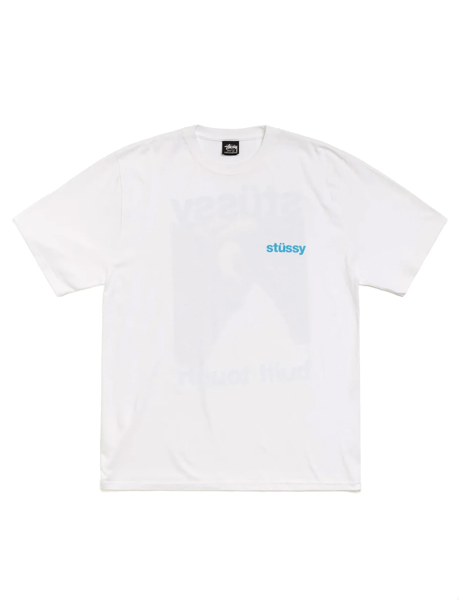 STÜSSY Built Tough Tee WHITE - Image 2
