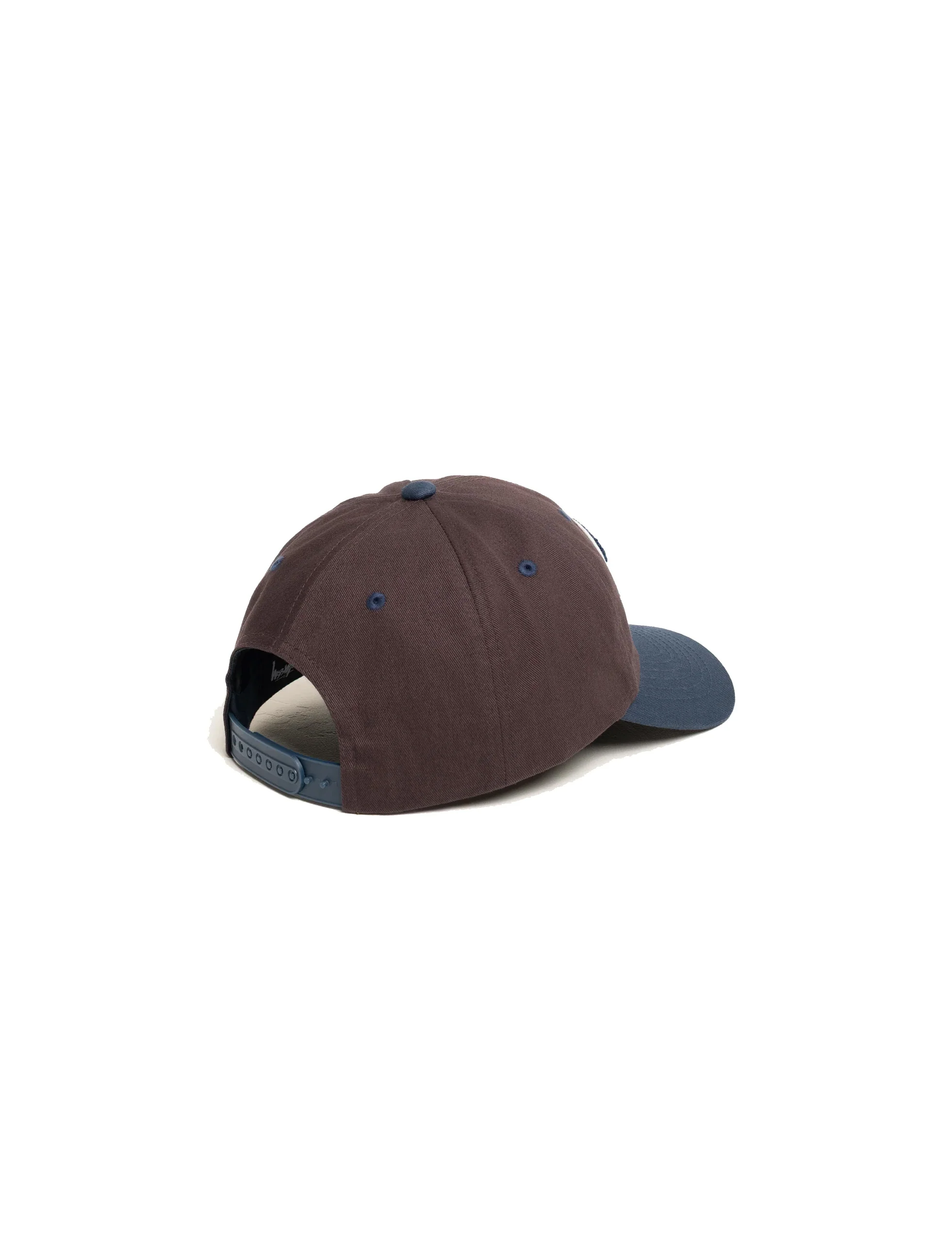 STÜSSY Chenille S Low Pro Cap DARK BROWN - Image 3