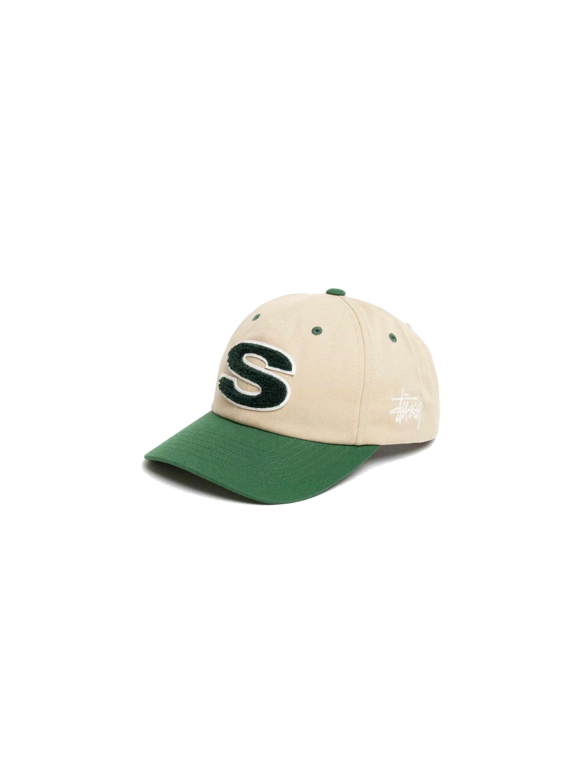 STÜSSY Chenille S Low Pro Cap SAND - Image 2