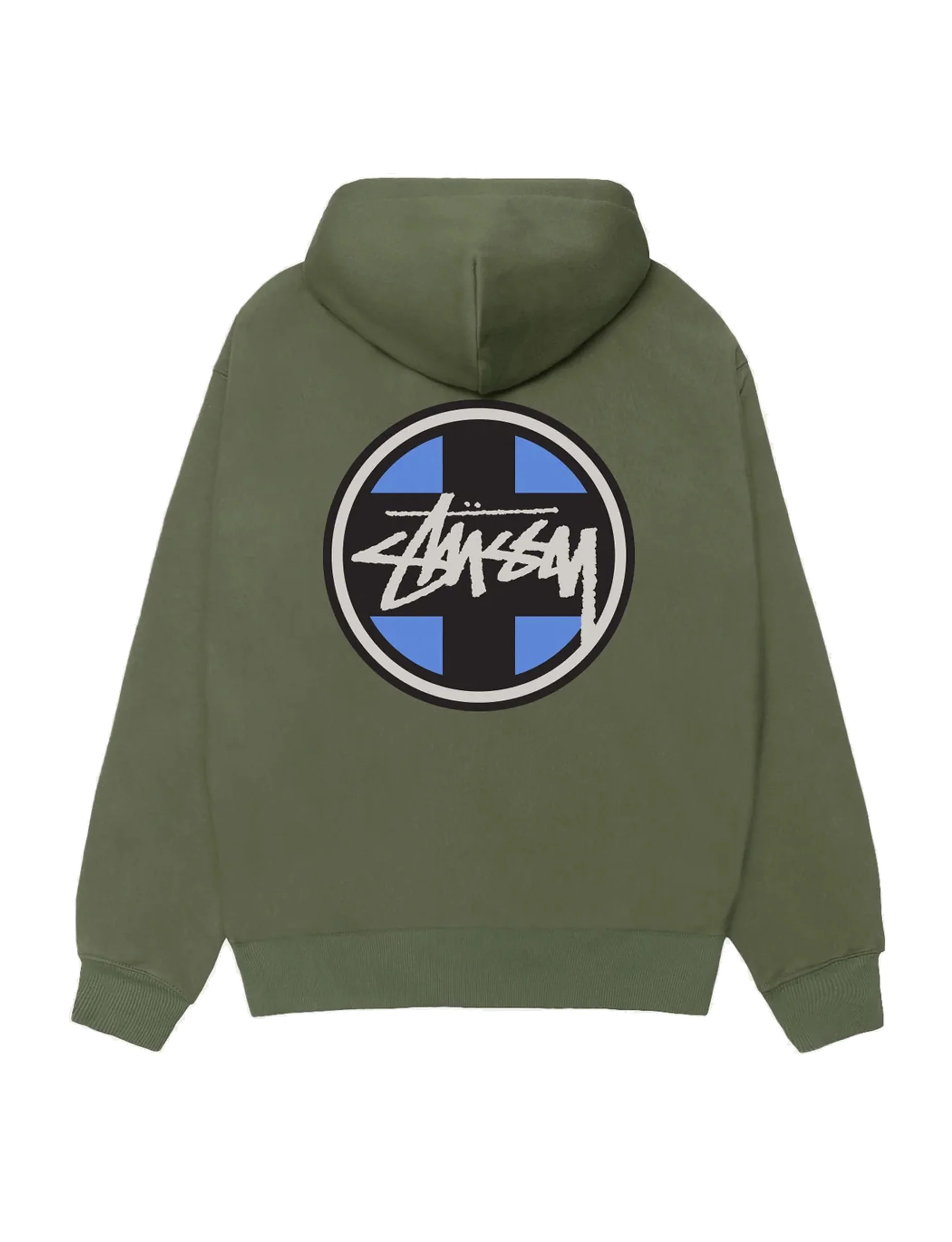 STÜSSY Cross Dot Hood Olive