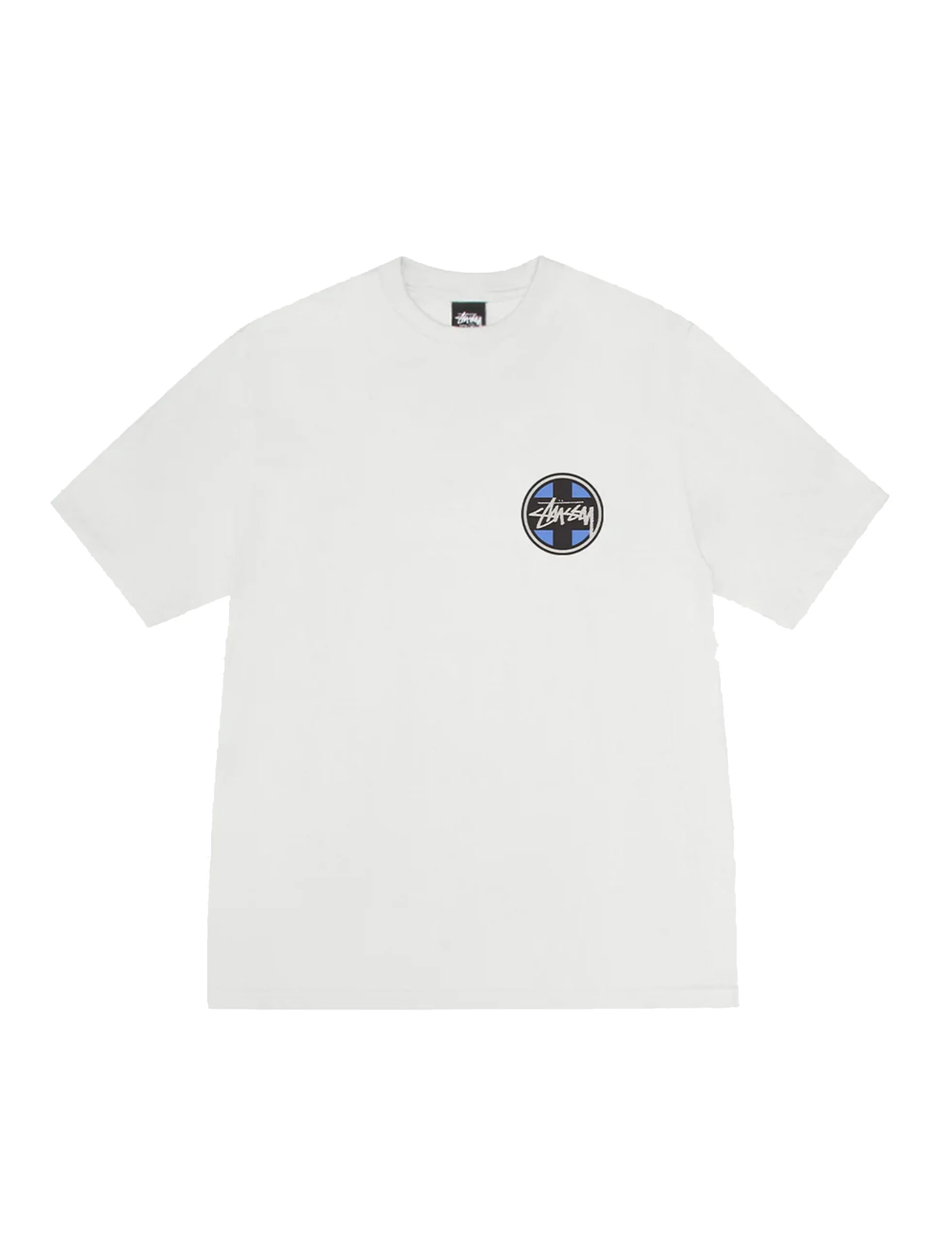 STÜSSY Cross Dot Pig. Dyed Tee Natural - Image 2
