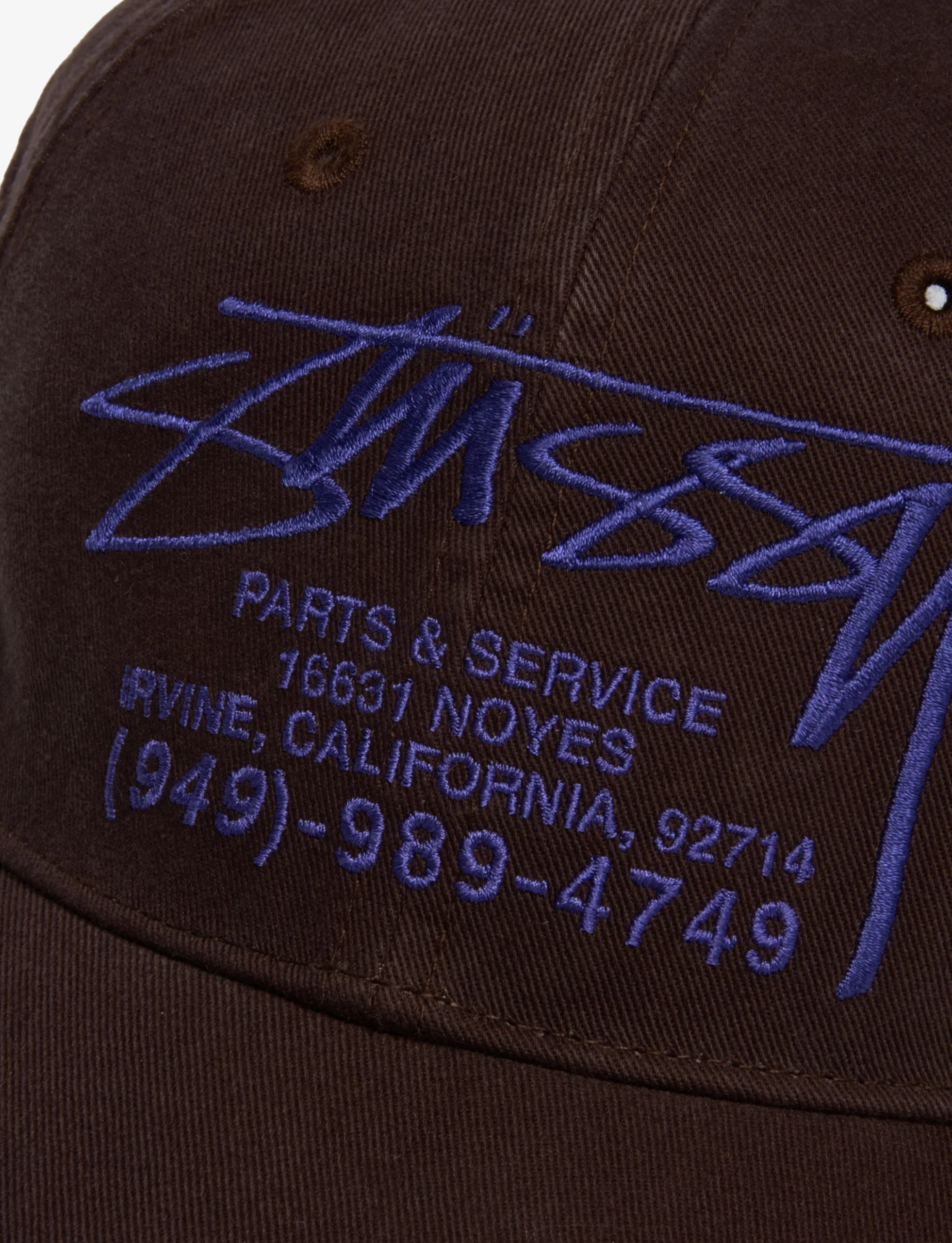 STÜSSY Lp Service Mesh Strapback Cap BROWN - Image 2
