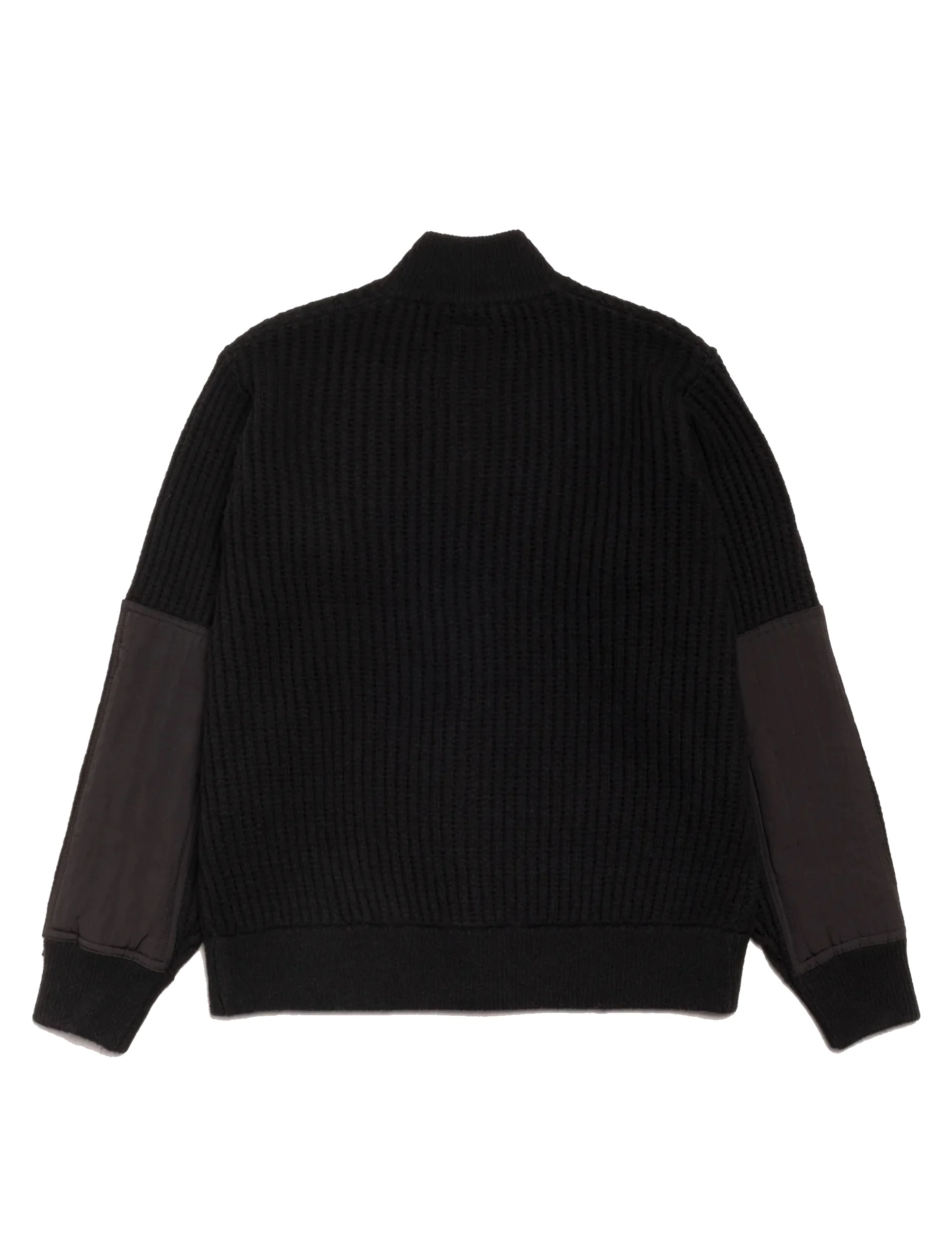 STÜSSY Military Patch Zip Sweater Black - Image 2