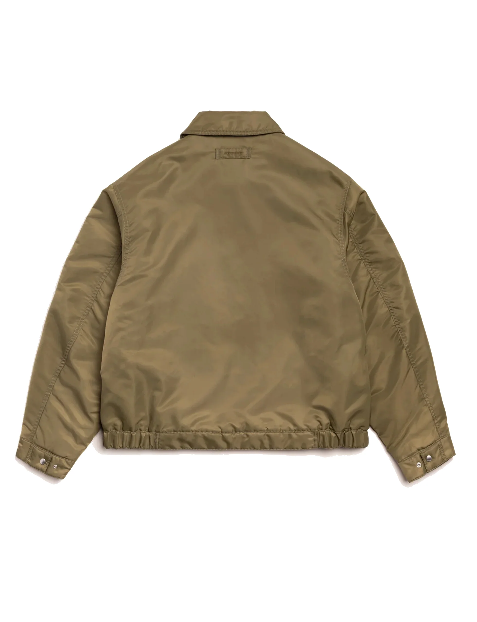 STÜSSY Pile Lined Zip Jacket Olive - Image 2