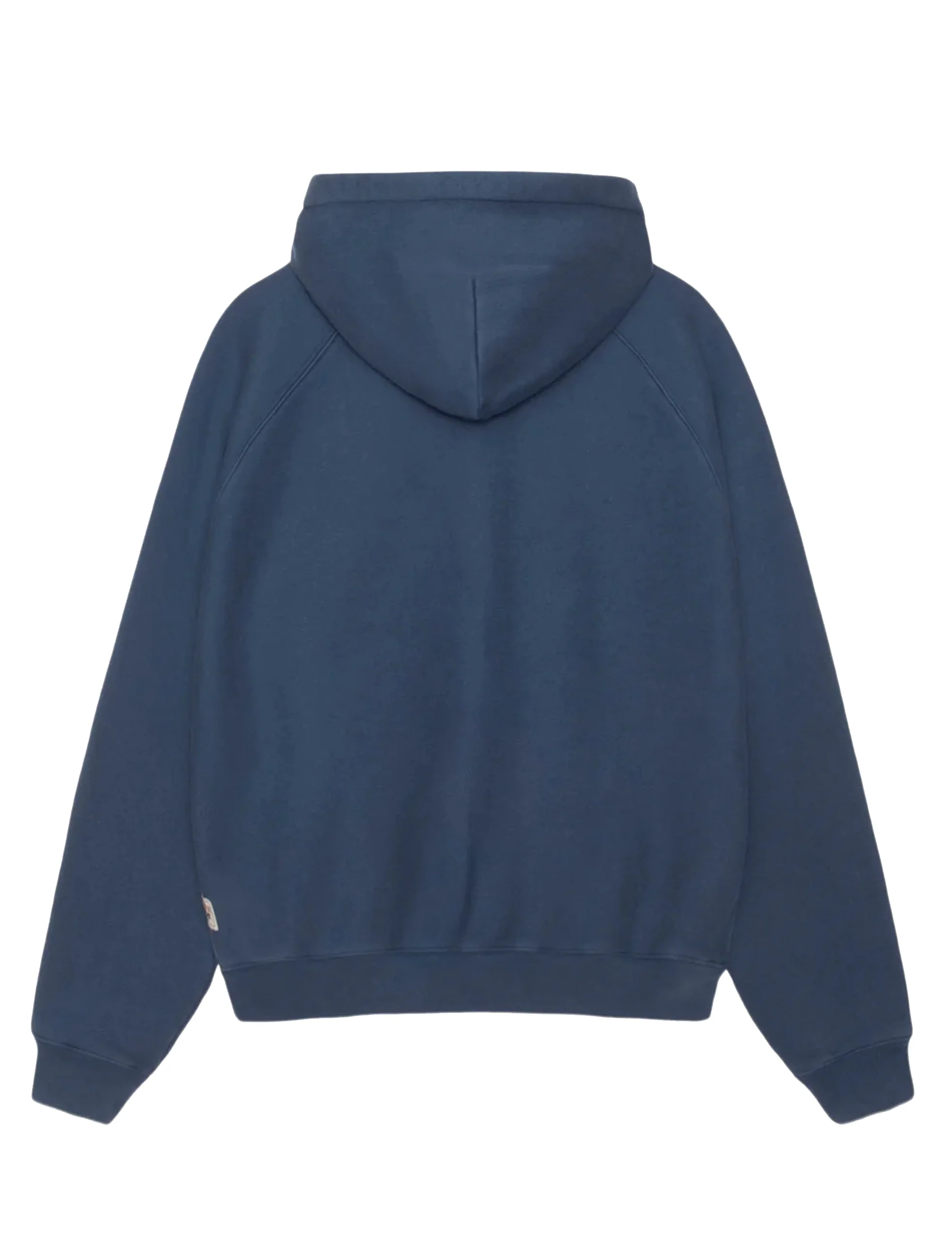 STÜSSY Raglan Zip Hood NAVY - Image 2