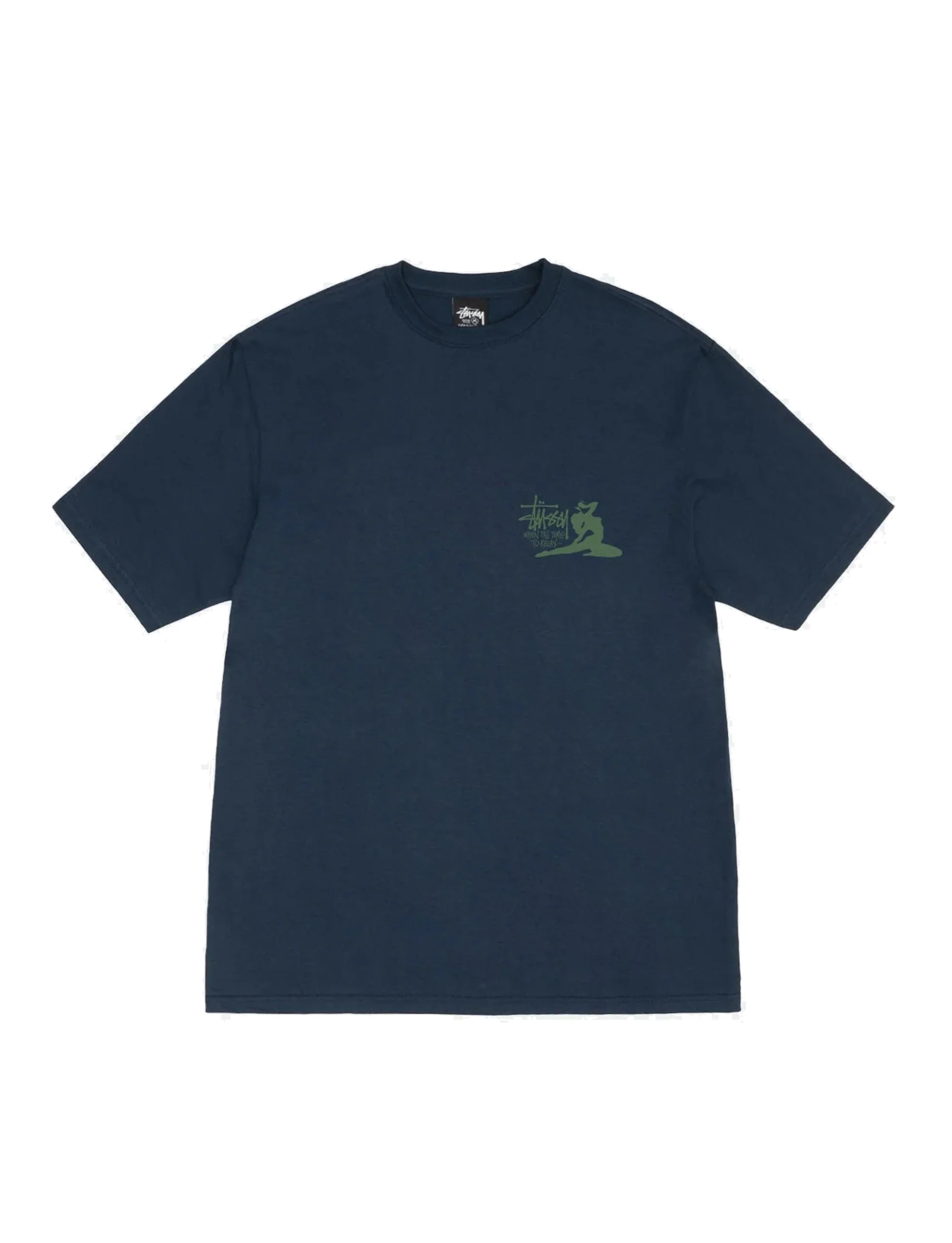 STÜSSY Relax Tee NAVY - Image 2
