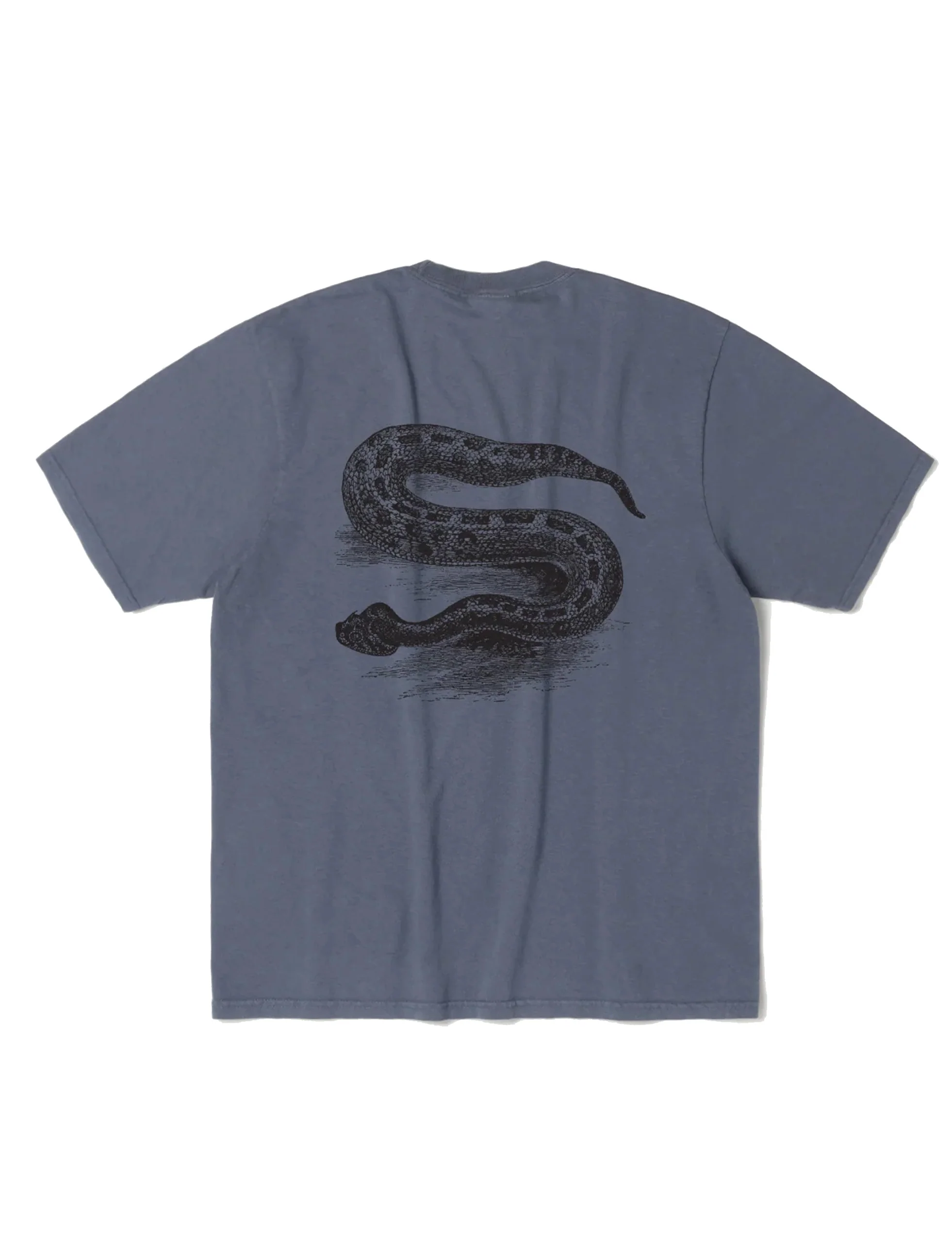 STÜSSY SERPENT TEE PIGMENT DYED NAVY - Image 2