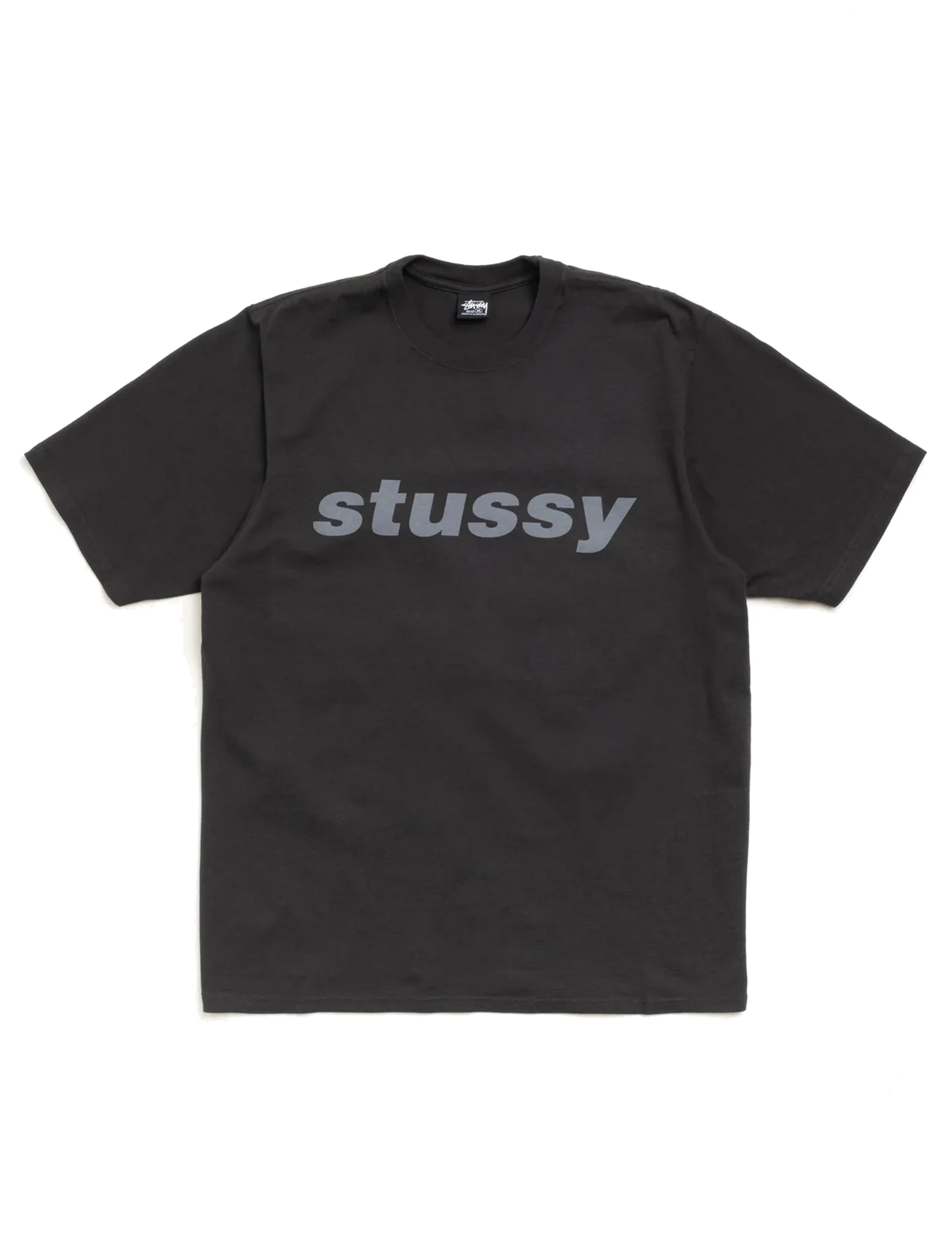 STÜSSY Shark Pig. Dyed Tee BLACK - Image 2