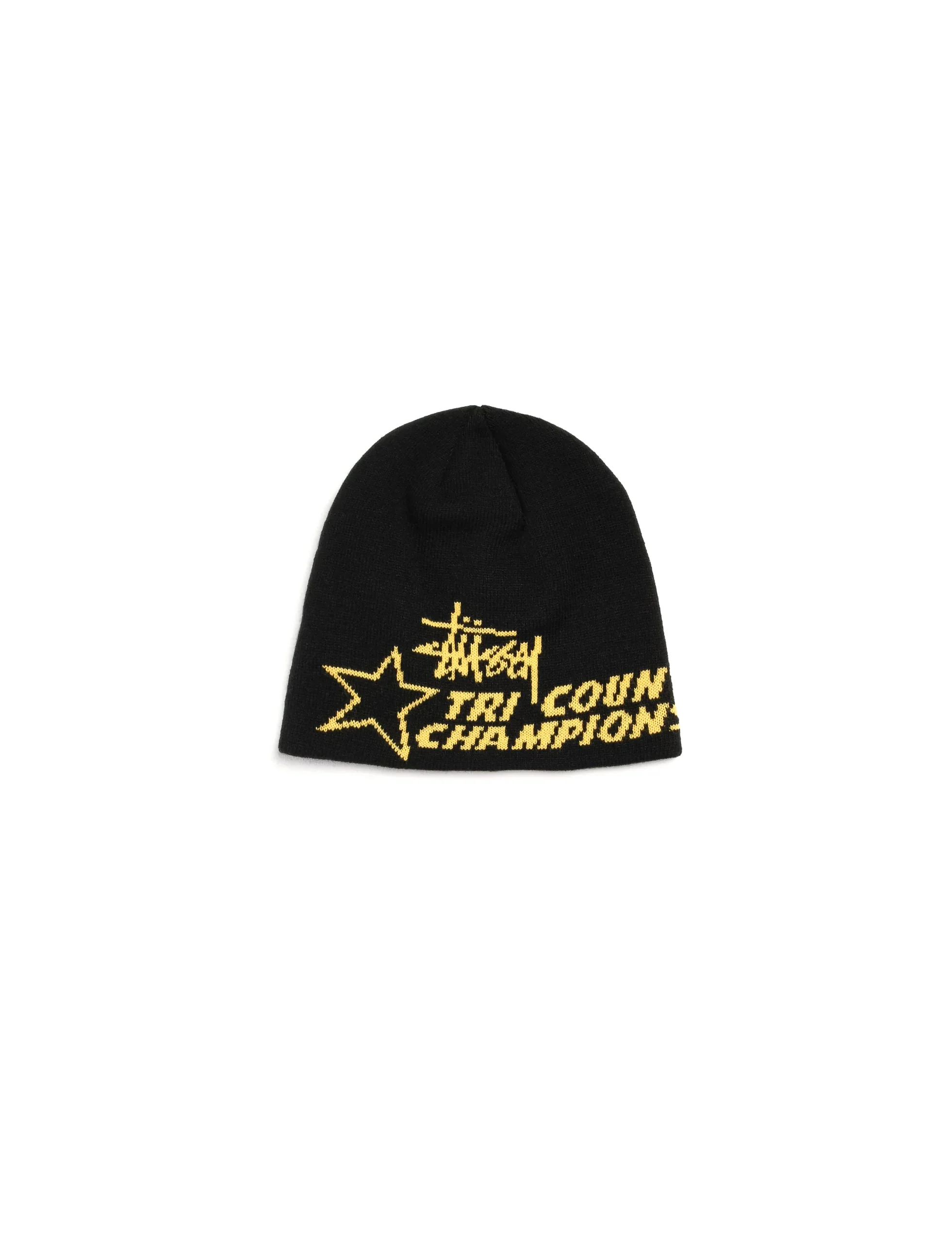 STÜSSY Skullcap Tri County BLACK
