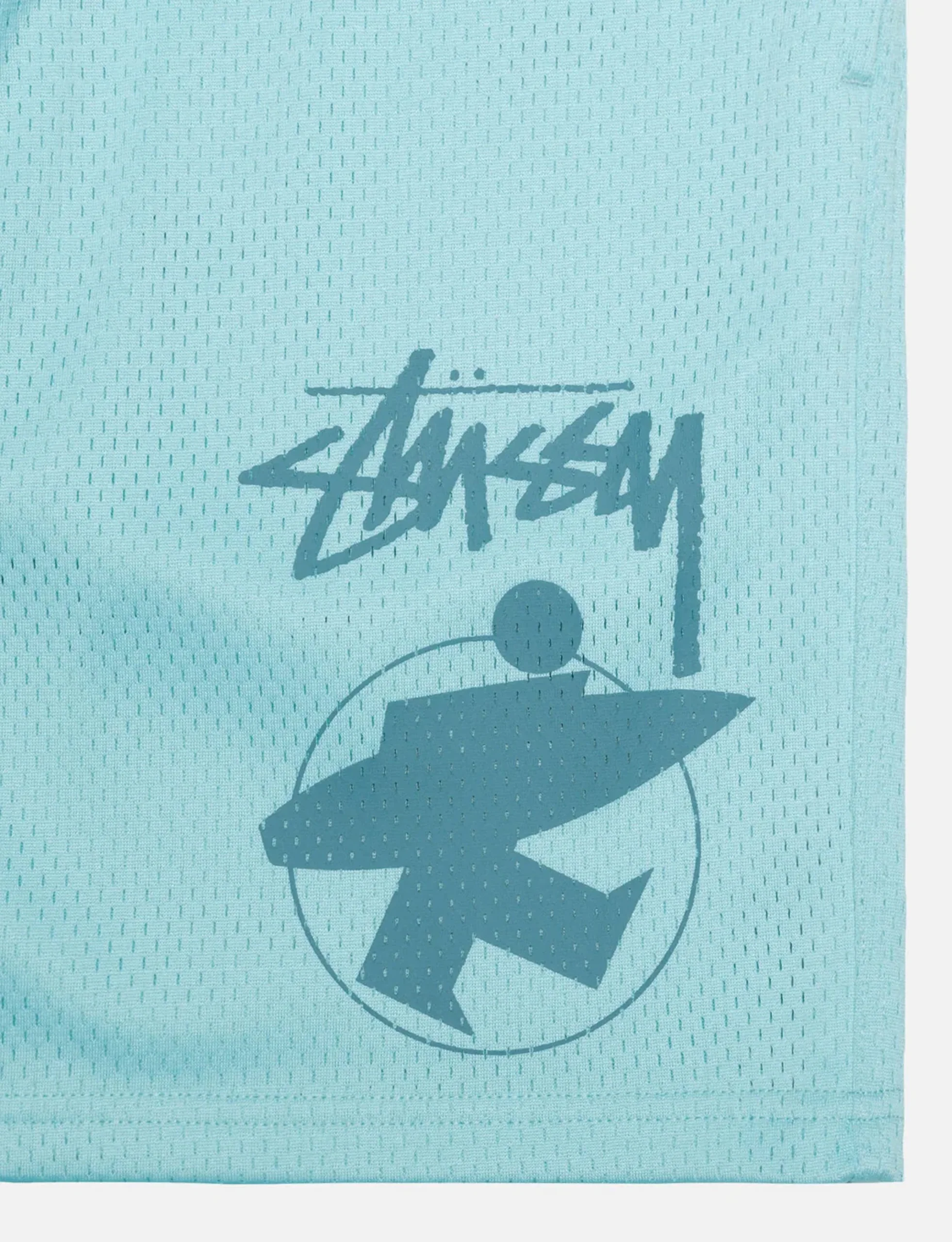 STÜSSY SURFMAN MESH SHORT AQUA - Image 3