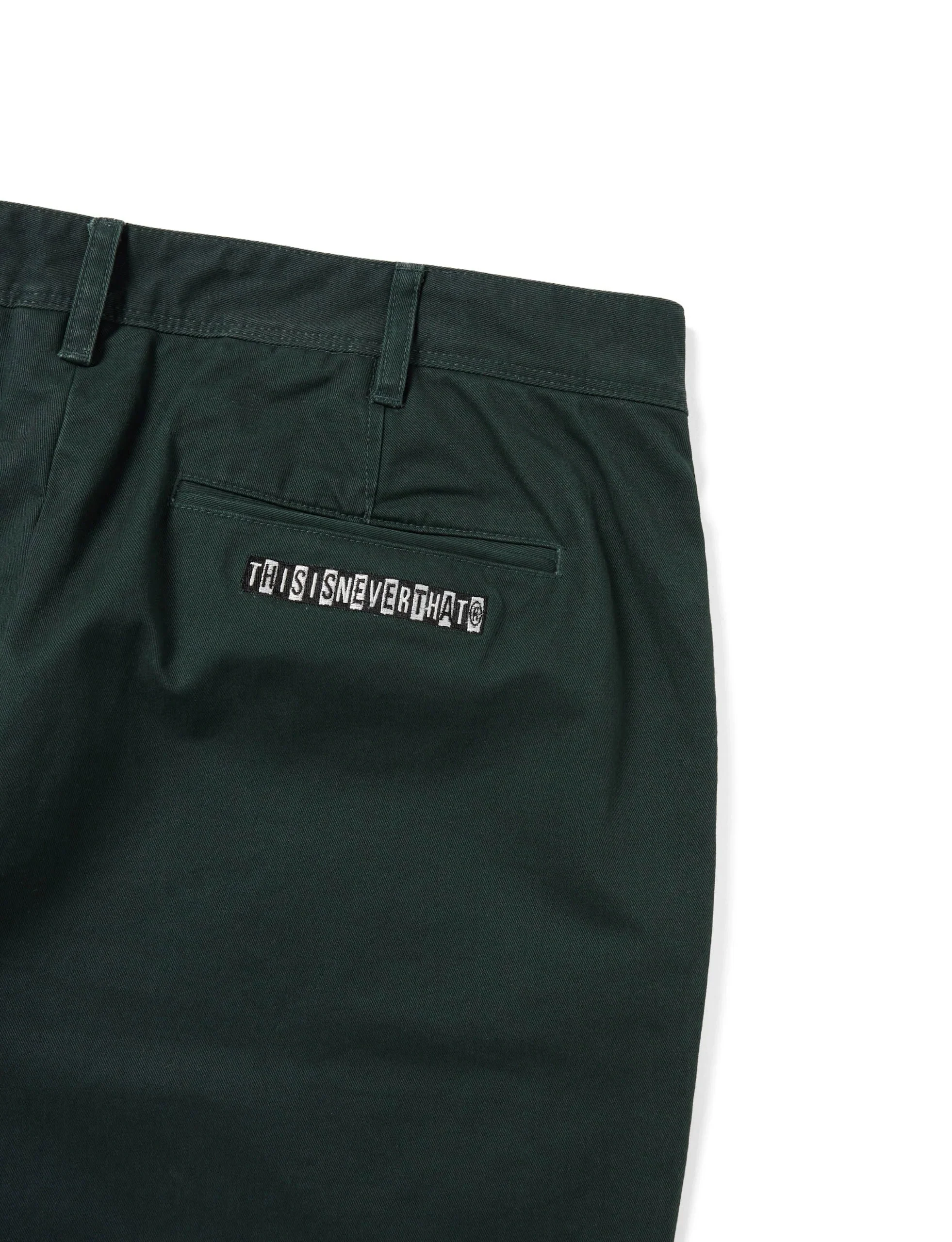 THISISNEVERTHAT Chino Pant Dark Green - Image 3