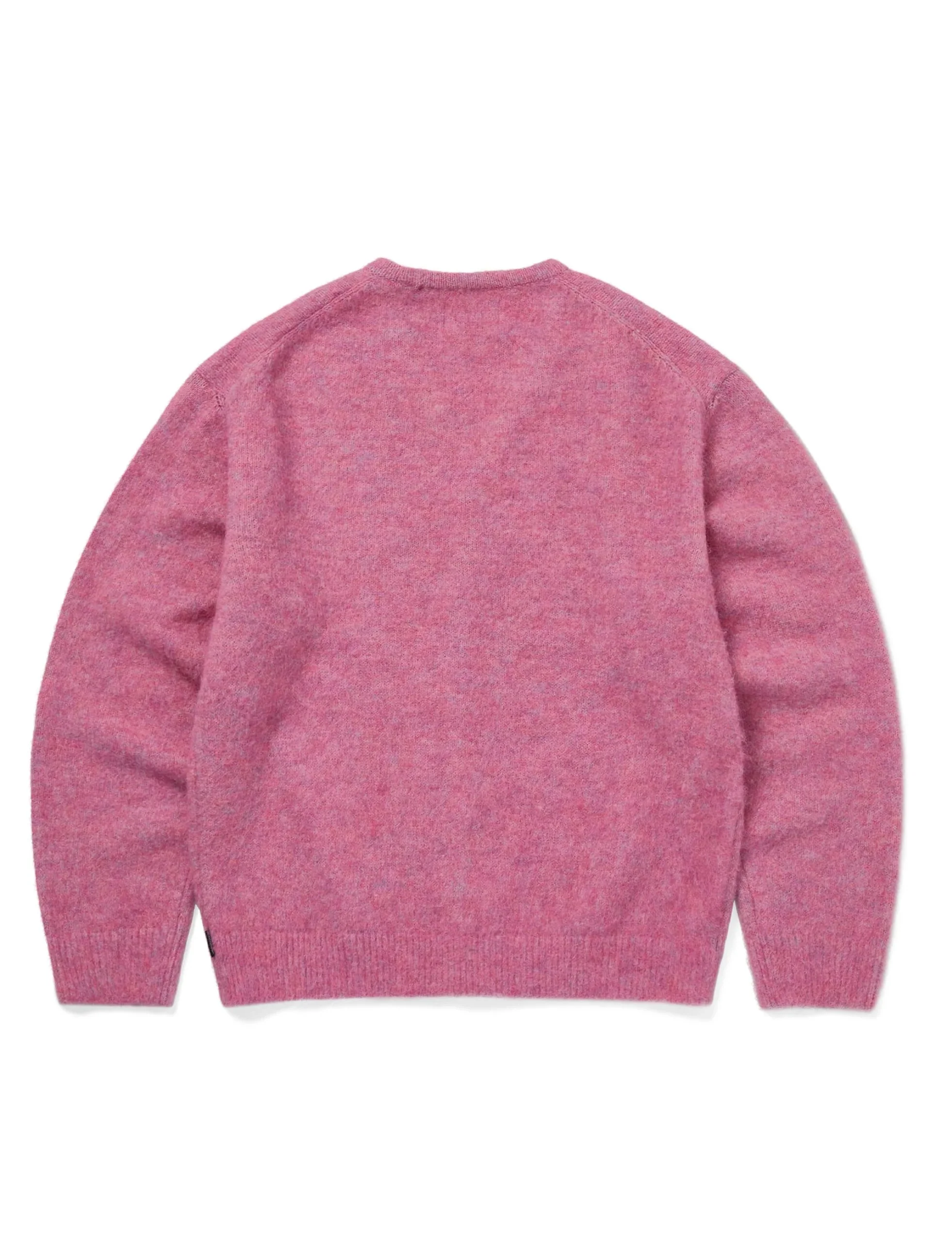 thisisneverthat Hairy Knit Cardigan Pink - Image 4