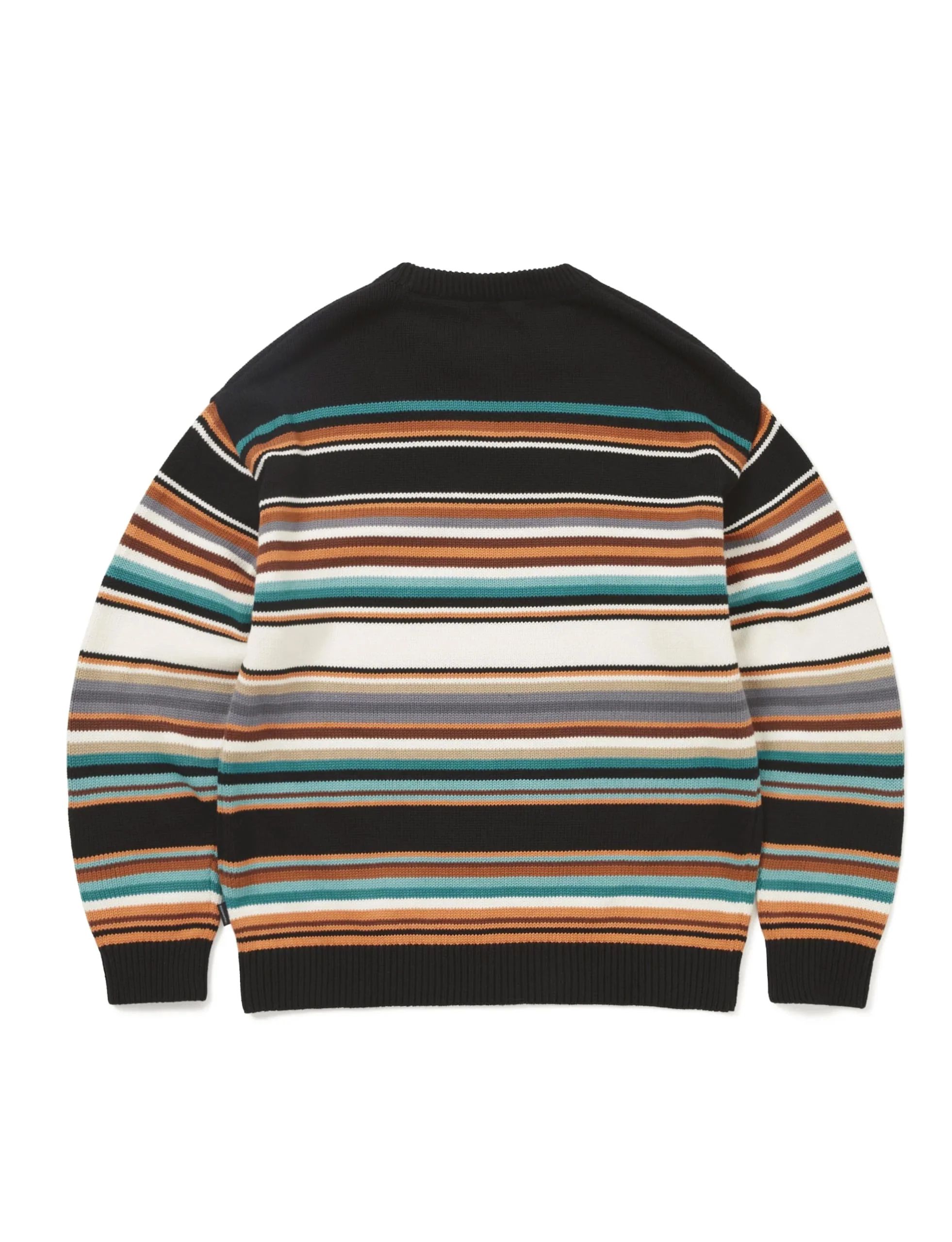 thisisneverthat Multi Striped Sweater Black White - Image 3