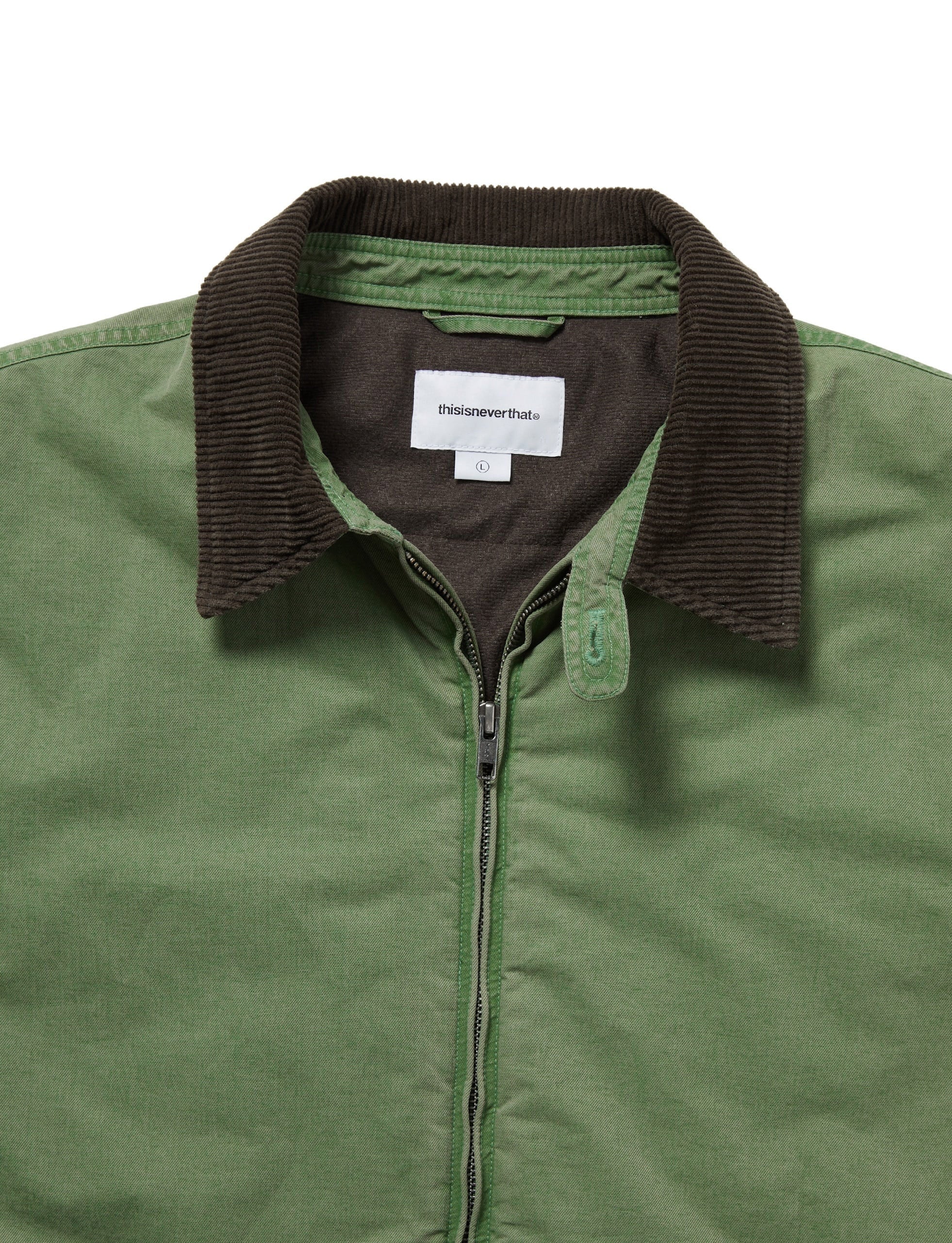 THISISNEVERTHAT Swing Top Jacket Light Green - Image 2
