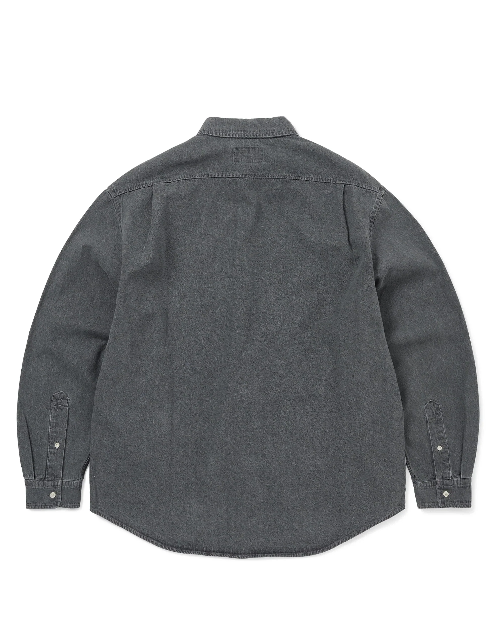 THISISNEVERTHAT Washed Denim Shirt Dusty Grey - Image 3