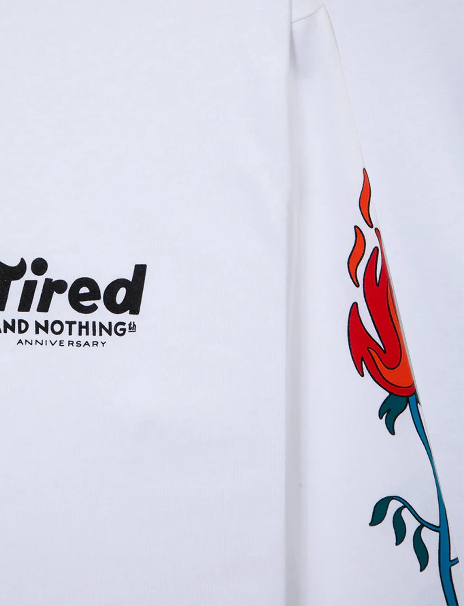 TIRED NOTHINGTH LS TEE (ORGANIC) WHITE - Image 3