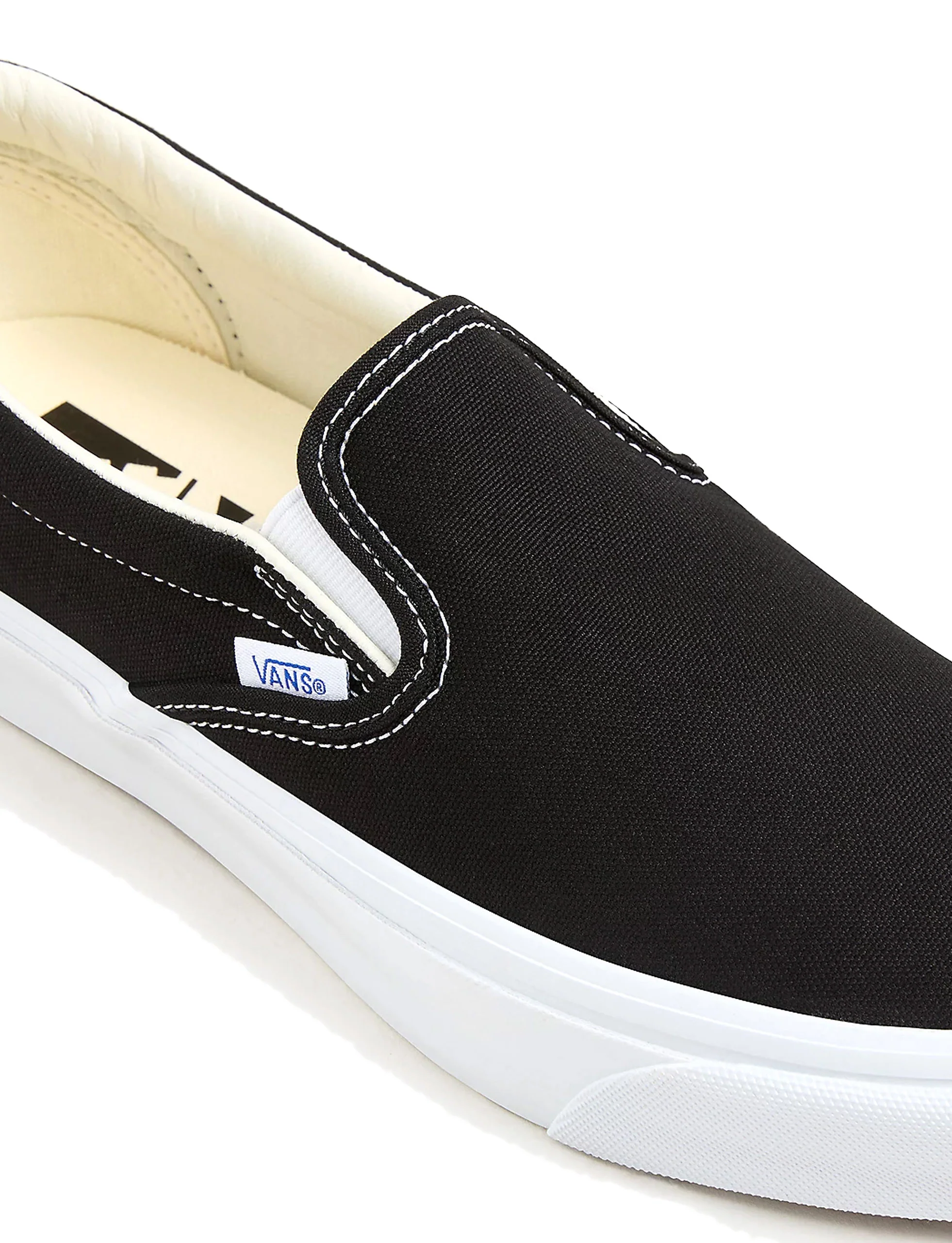 VANS OTW BLACK WHITE SLIP-ON REISSUE 98 SNEAKERS - Image 3