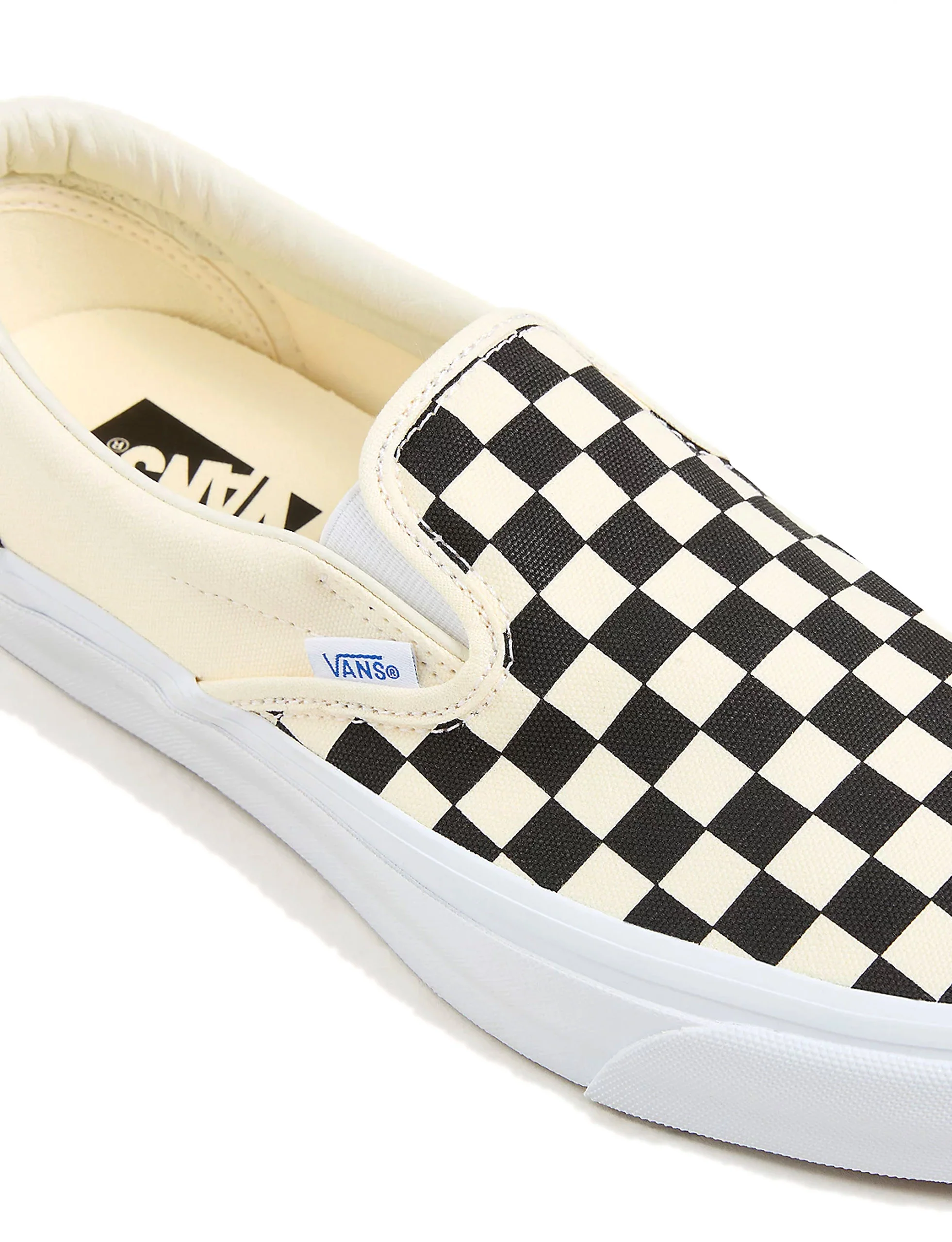 VANS OTW CHECKERBOARD BLACK/OFF SLIP-ON REISSUE 98 SNEAKERS - Image 3