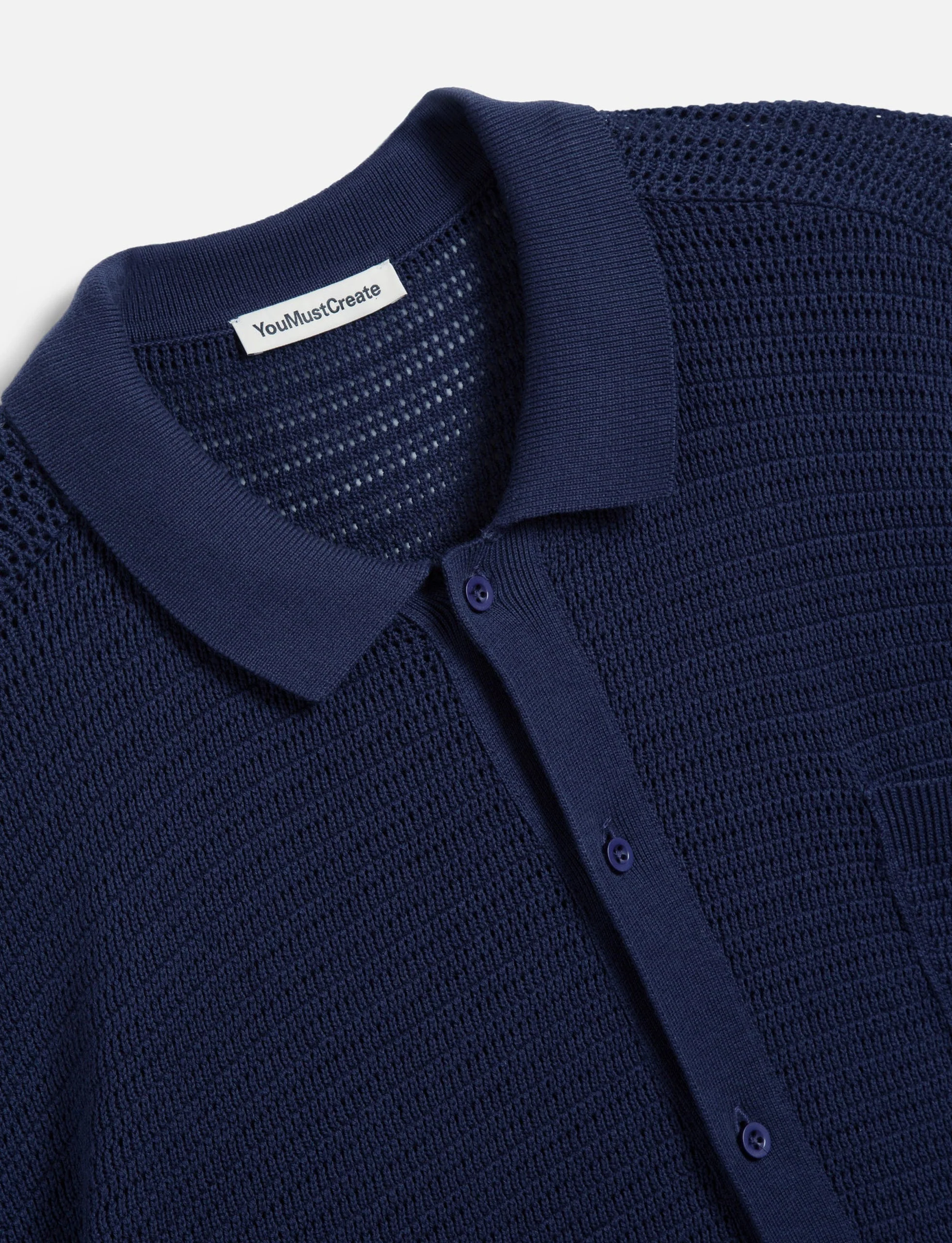 YouMustCreate Mitchum Shirt Navy - Image 3