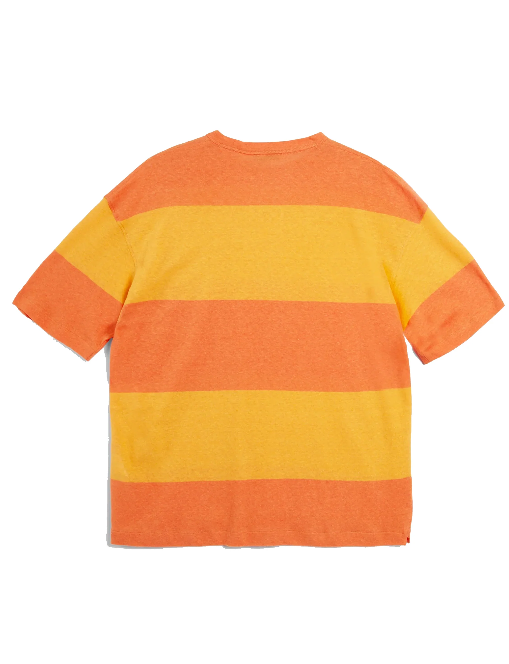 YouMustCreate Triple T-Shirt Striped Orange - Image 2