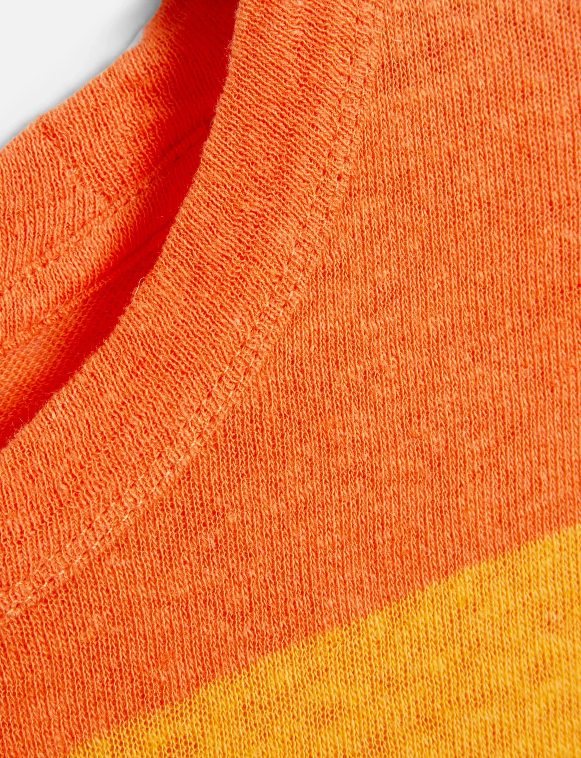 YouMustCreate Triple T-Shirt Striped Orange - Image 3